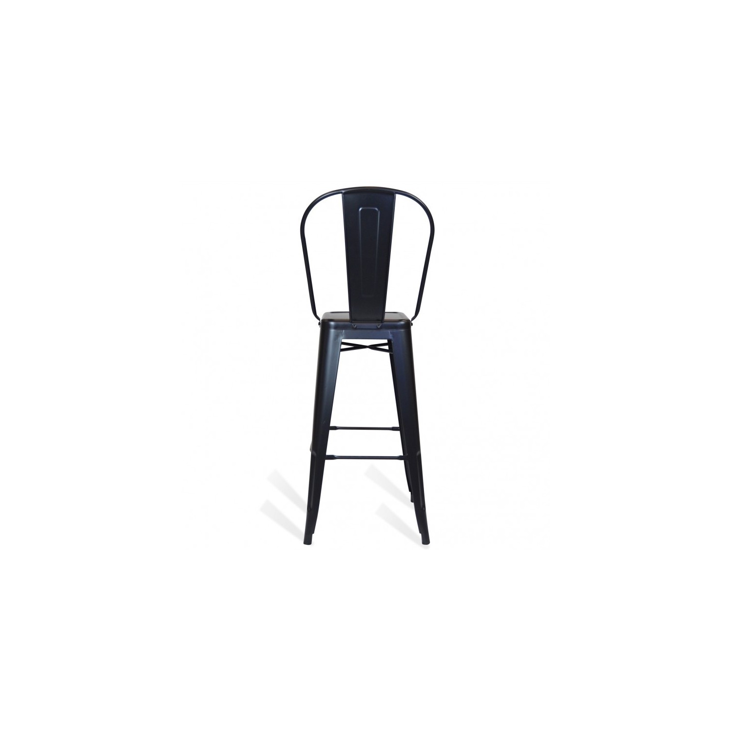 PACK 4 TABURETEN BISTRO MATT HIGHBACK