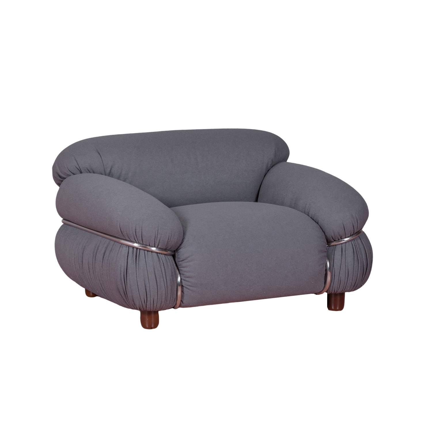 SOFA OLYMPIA 1-OSOBOWA TAPICEROWANA TKANINĄ SHERPA