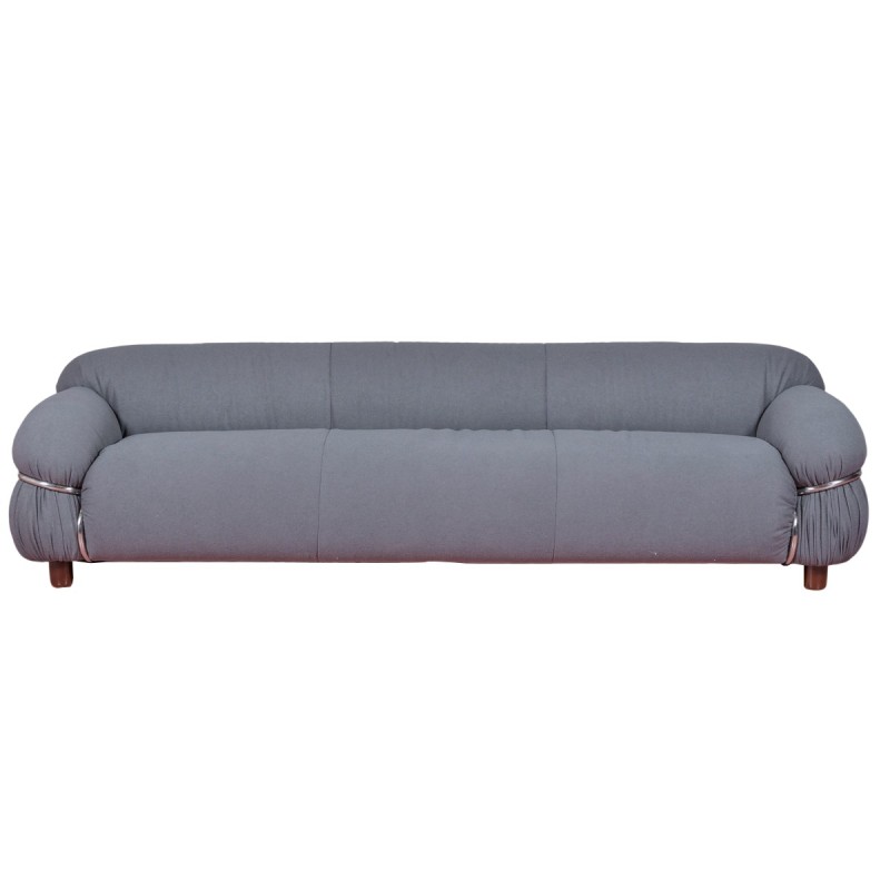 SOFA 3-OSOBOWA OLYMPIA TAPICEROWANA TKANINĄ SHERPA