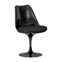 Lotus Chair All Black with cotton cushion FURNMOD - 8