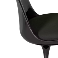 Rose-tuoli All Black, puuvillatyyny FURNMOD - 12