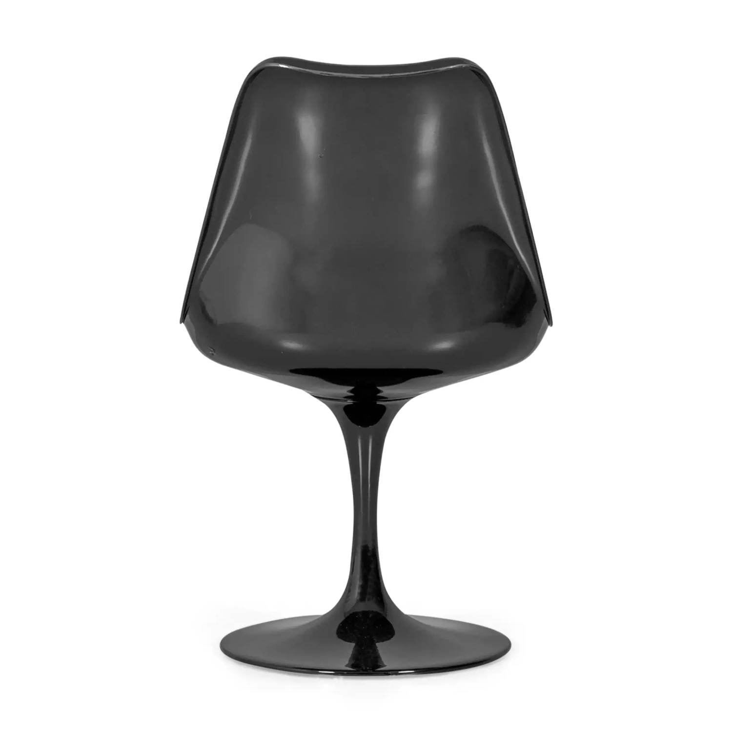Stuhl Lotus Chair All Black mit Baumwollkissen FURNMOD - 38