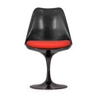 Lotus Chair All Black with cotton cushion FURNMOD - 3