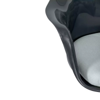 Židle Lotus Arms All Black s bavlněným polštářem FURNMOD - 17