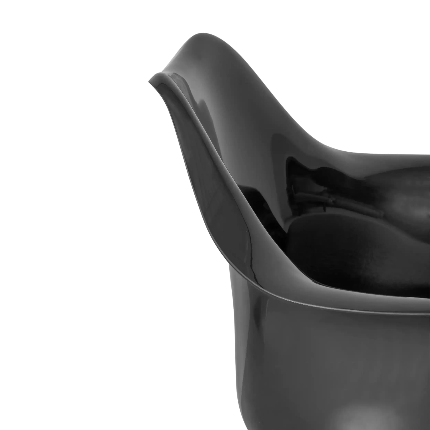 Sedia Lotus Arms All Black con cuscino in cotone FURNMOD - 39