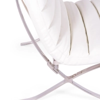 Design fauteuil bekleed met synthetisch leer - Madrid Nest Dream - 10