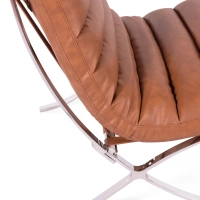 Design fauteuil bekleed met synthetisch leer - Madrid Nest Dream - 31