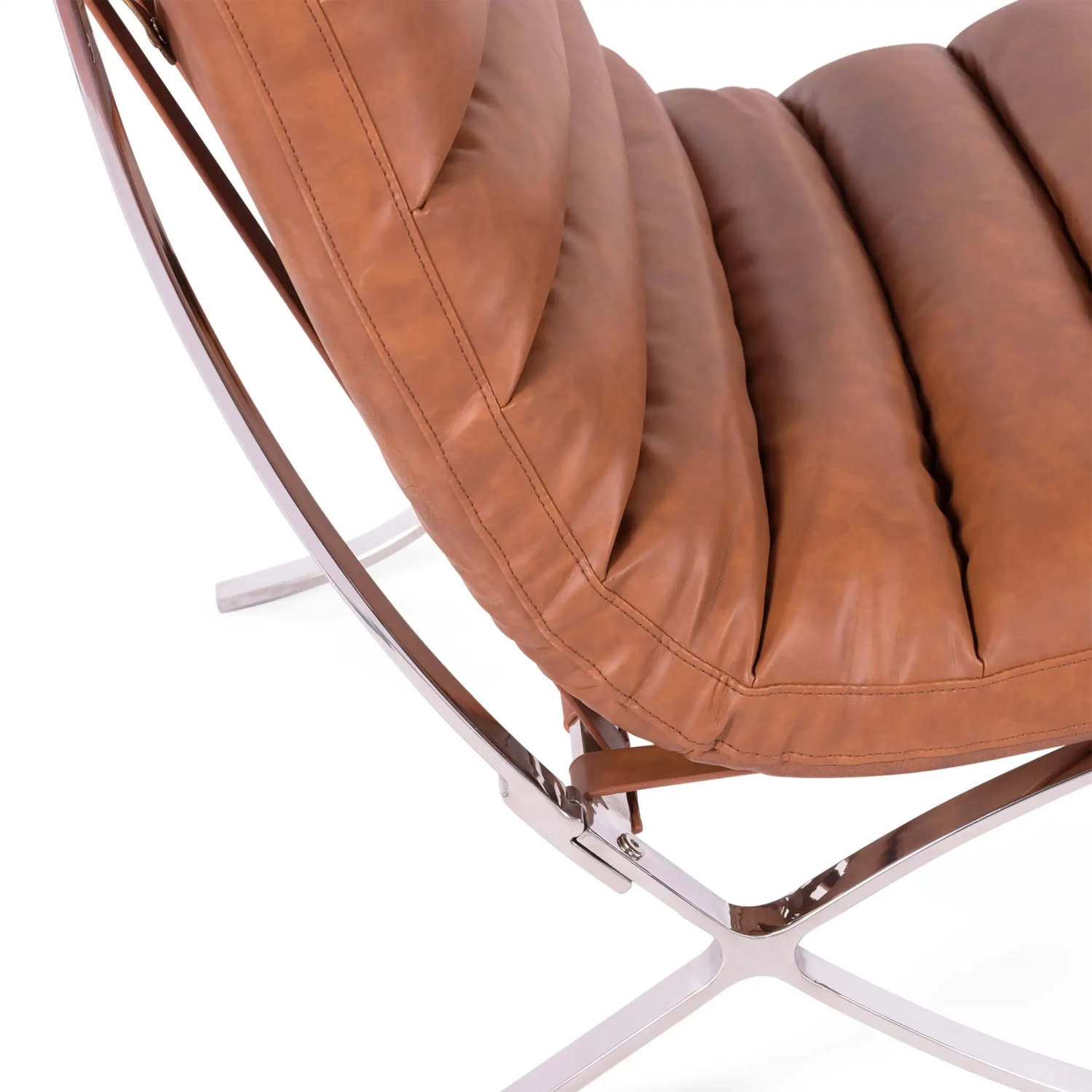 Designové křeslo čalouněné syntetickou kůží - Madrid Nest Dream - 31