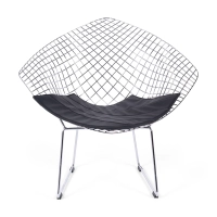 Diamond Design-Sessel aus verchromtem Stahl FURNMOD - 4