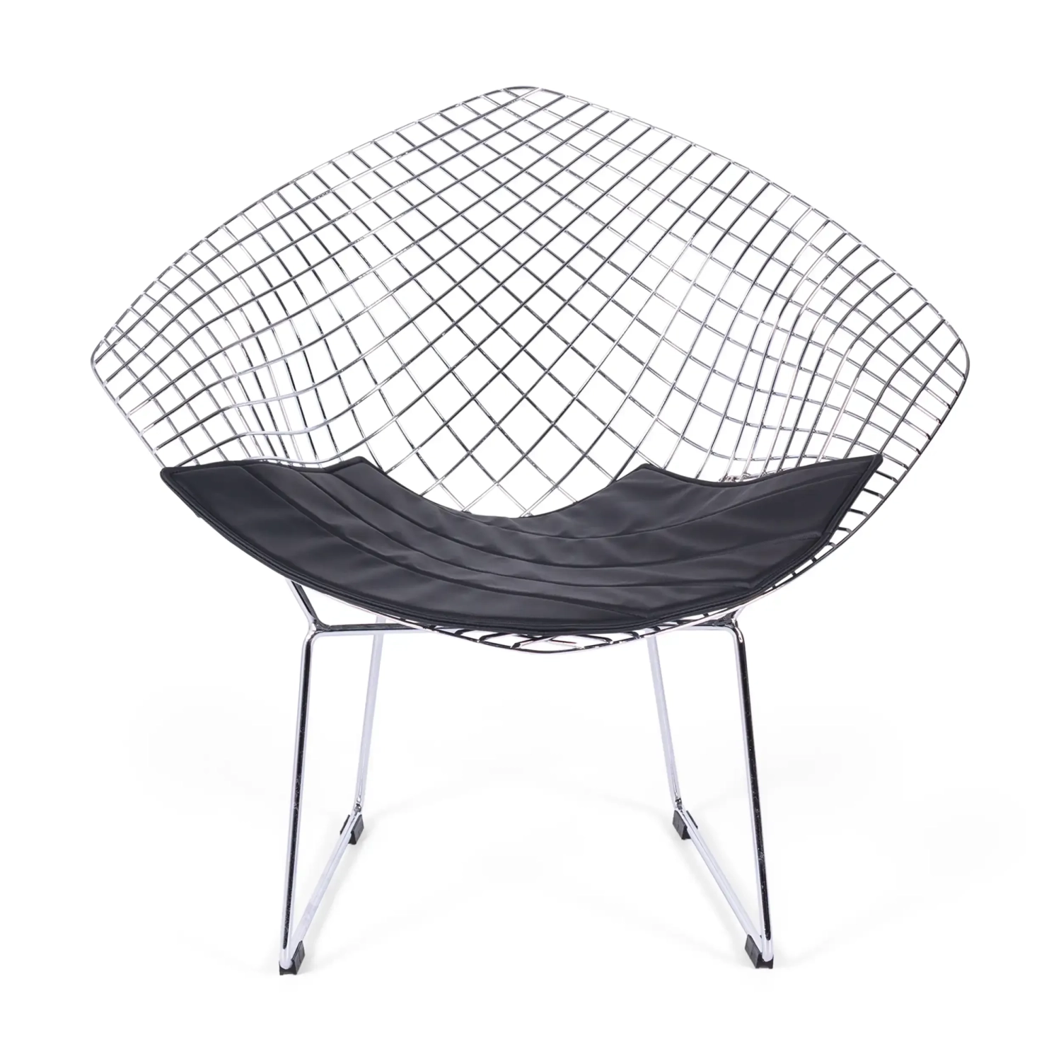 Poltrona di design in acciaio cromato Diamond FURNMOD - 4