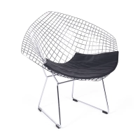 Diamond Design fauteuil in verchroomd staal FURNMOD - 1