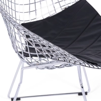 Fauteuil design en acier chromé Diamond FURNMOD - 2