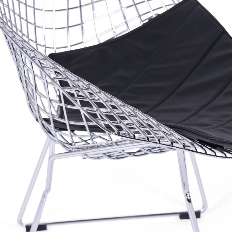Diamond Design nojatuoli kromattua terästä FURNMOD - 2