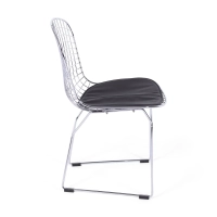 Sedia da pranzo in acciaio cromato Berta FURNMOD - 5