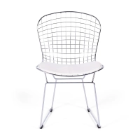 Berta chromed steel dining chair Berta FURNMOD - 10