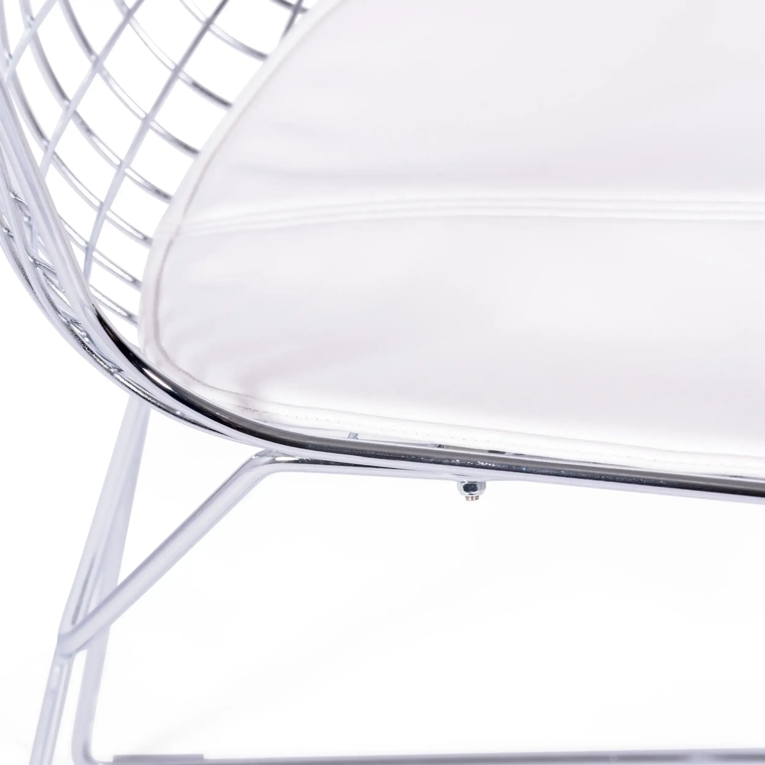 Berta chromed steel dining chair Berta FURNMOD - 11