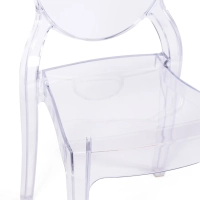 Lousiana transparante eetkamerstoel FURNMOD - 4