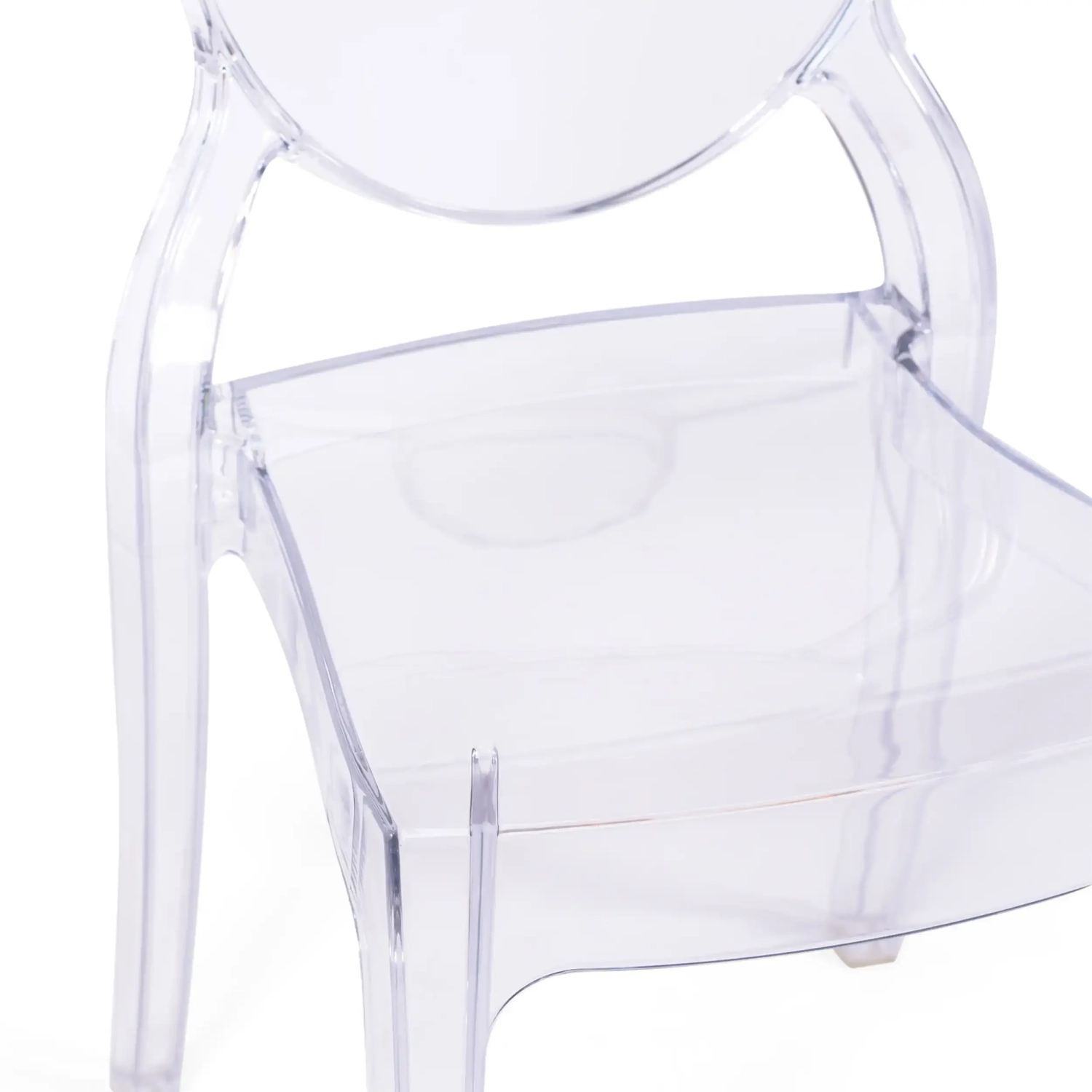 Chaise de salle à manger transparente Lousiana FURNMOD - 4