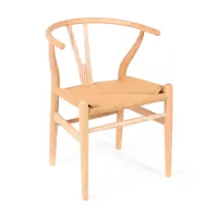 Réplica da cadeira topo de gama Wishbone CH24
