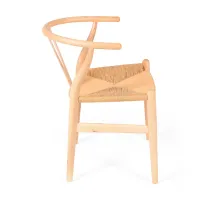 Silla Wish CH24 Artesanal de Madera de Fresno FURNMOD - 5