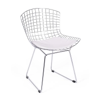 Réplica Silla Bertoia "High Quality" en Acero Cromado del famoso diseñador Hans J. Wegner