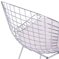 HQ Chrome Bertoia stoelreplica - Metalen stoelen - Design meubelen