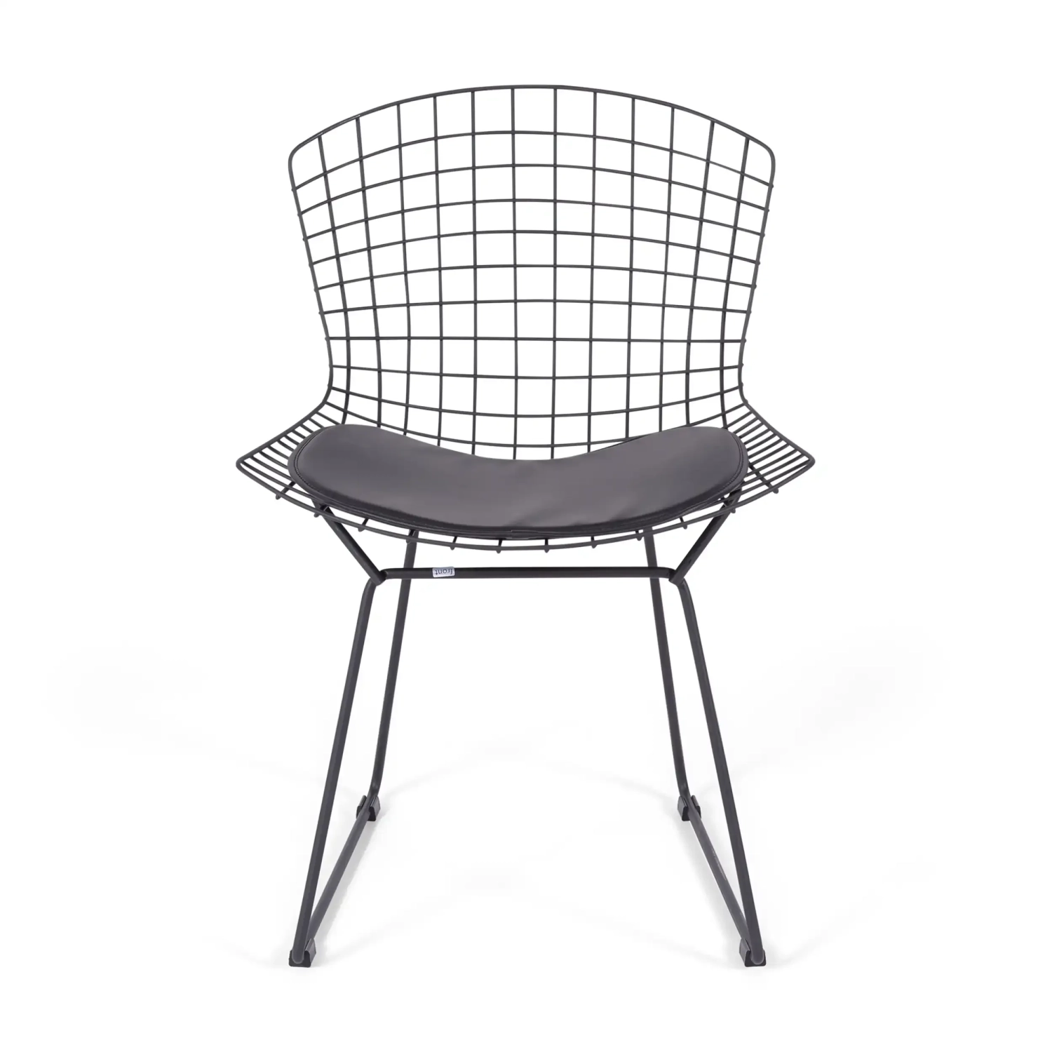 Replica Bertoia tuoli mustasta teräksestä - metallituolit - MuebleDesign