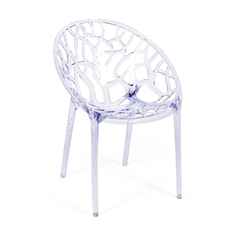 Läpinäkyvä Chrystal Ulkotuoli Replica