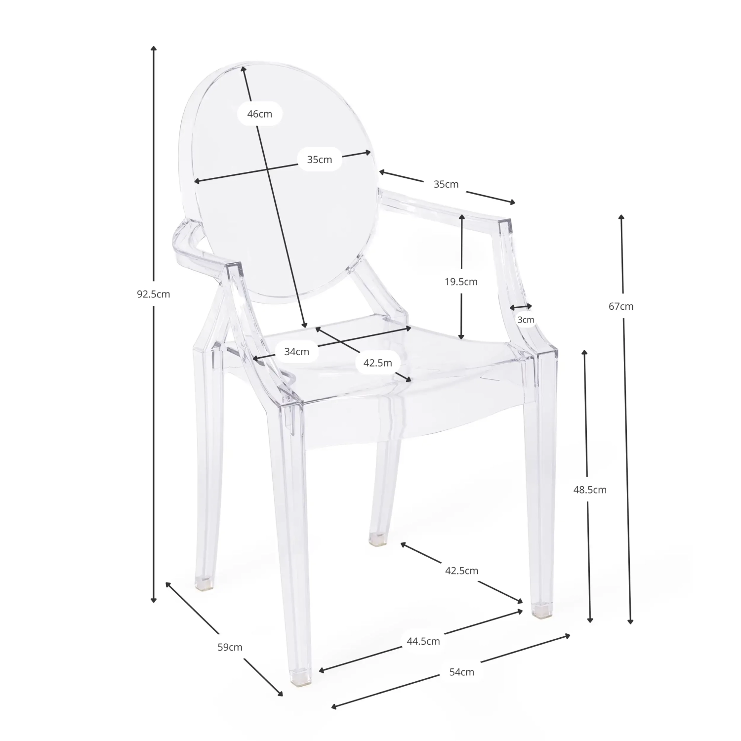 Replica Louis Ghost -tuoli - Design tuolit | Muebledesign