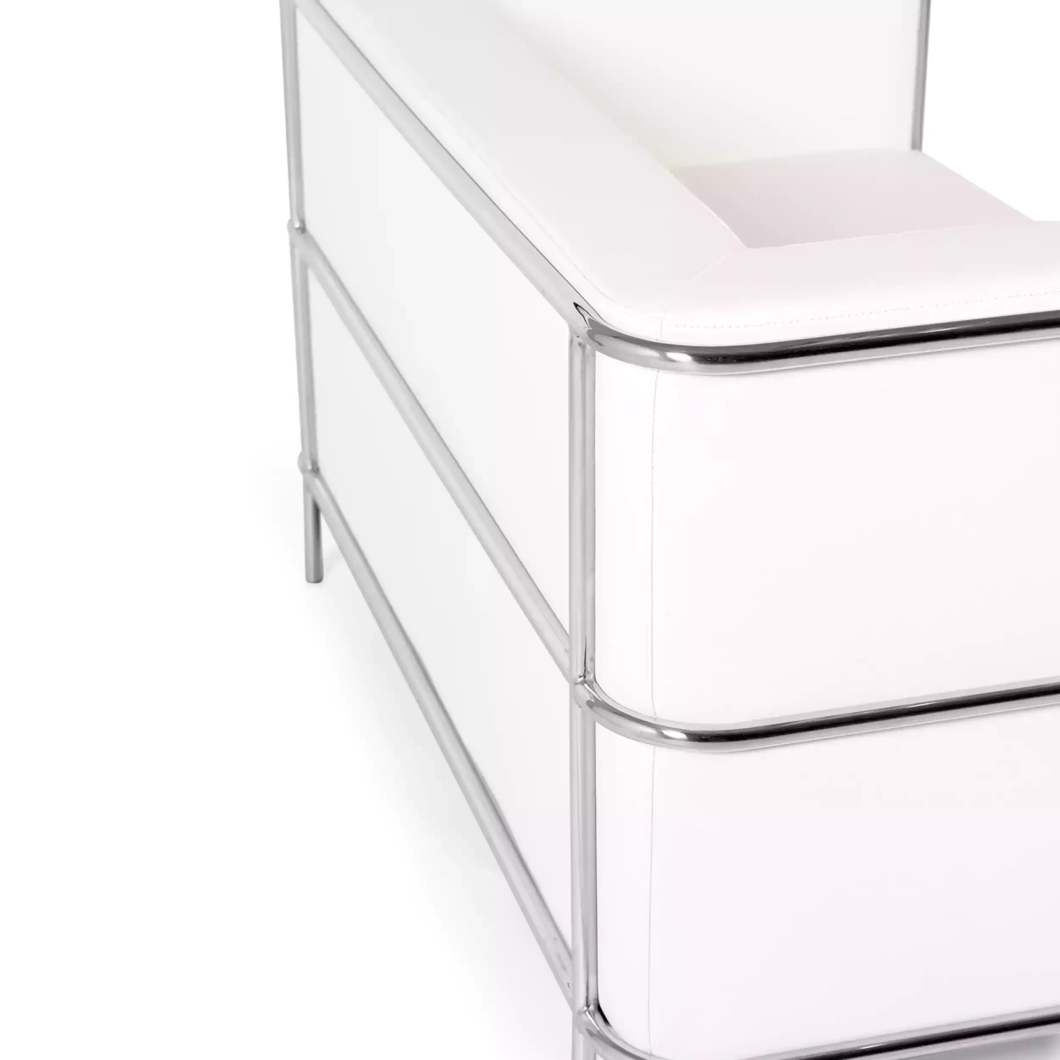 Torino 2-istuttava sohva eko-nahkaa ja kromattua terästä 🛋️ - Mobelarium