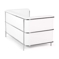 Sofá Torino 2 plazas en polipiel y acero cromado 🛋️ - Mueble Design