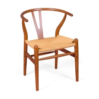 Inspiracja Wishbone CH24 w kolorze Orzech - Krzesła Nordic - Design Furniture