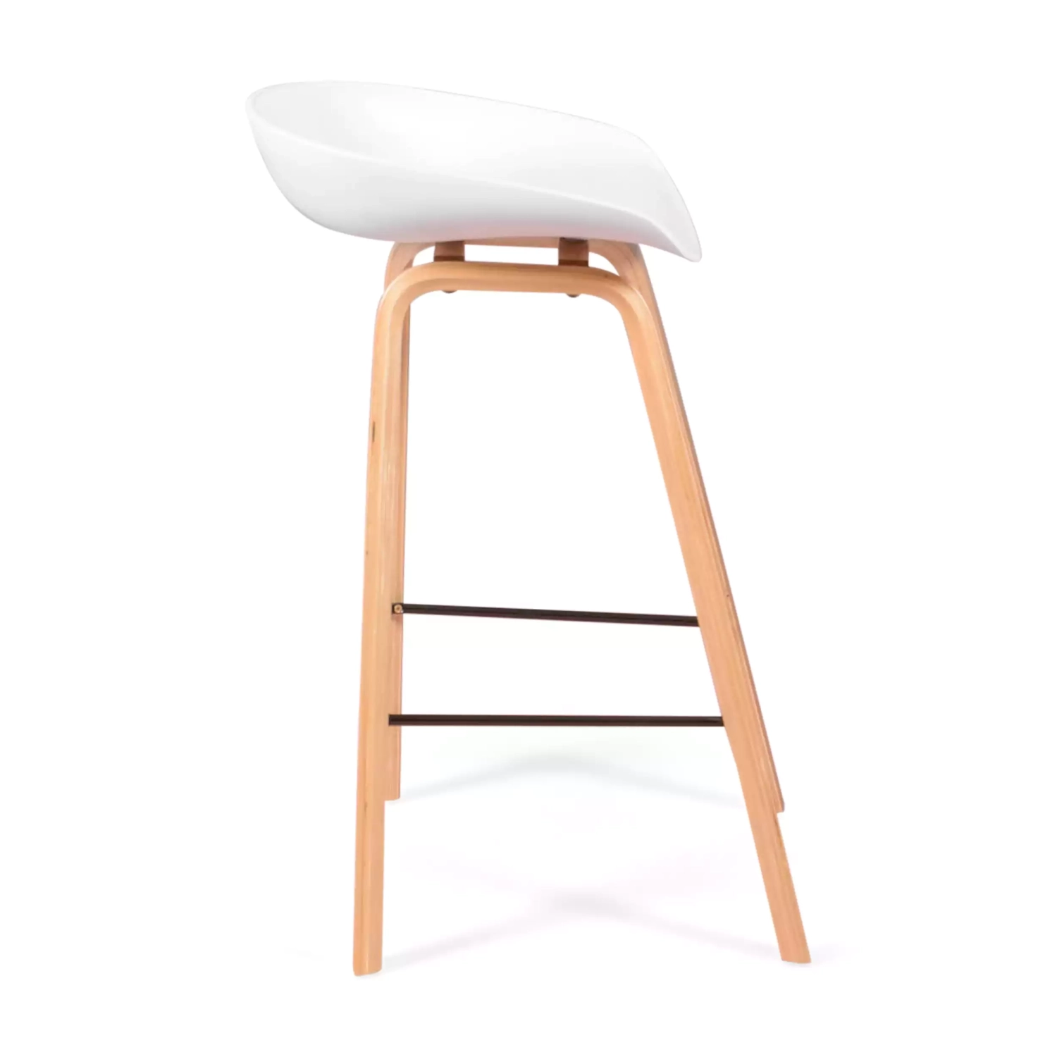 Obtenha o banquinho de madeira de faia nórdica - Mueble Design