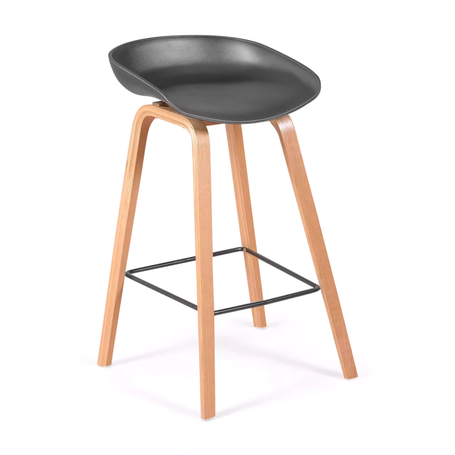 Krijg de Barstoel Scandinavisch in Beukenhout - Mobelarium