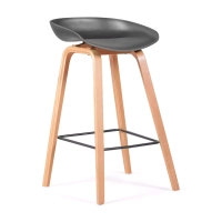 Obtenha o banquinho de madeira de faia nórdica - Mueble Design