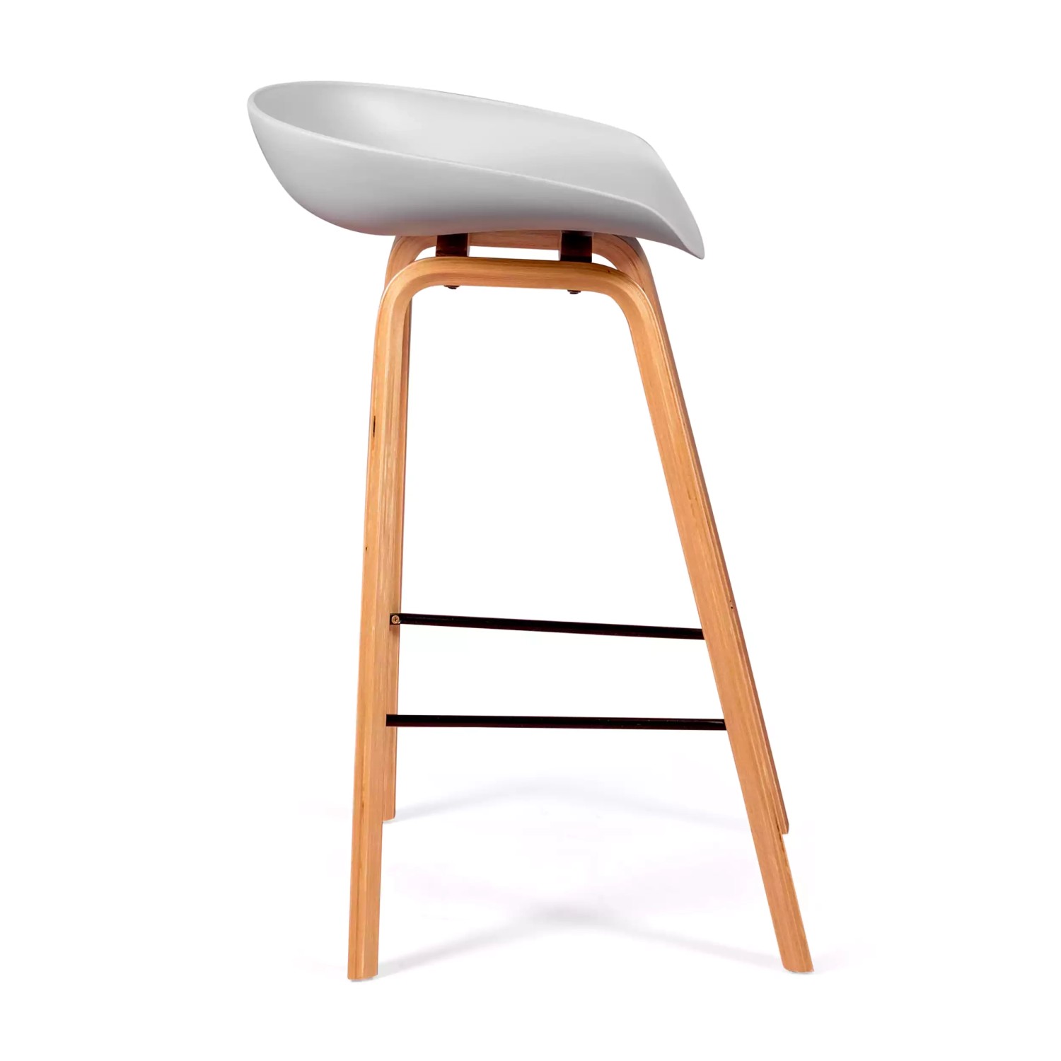 Obtenha o banquinho de madeira de faia nórdica - Mueble Design
