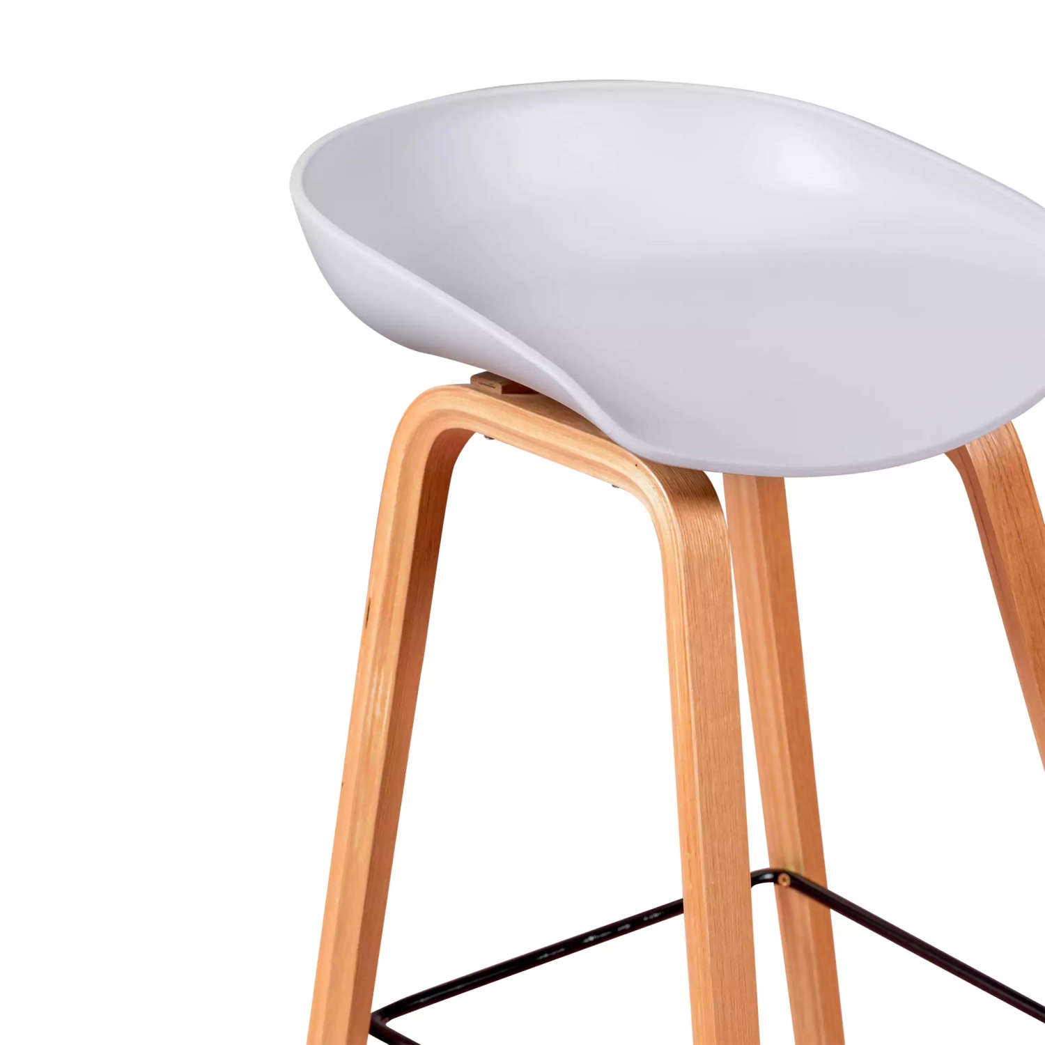 Holen Sie sich den Nordic-Hocker aus Buchenholz – Mueble Design