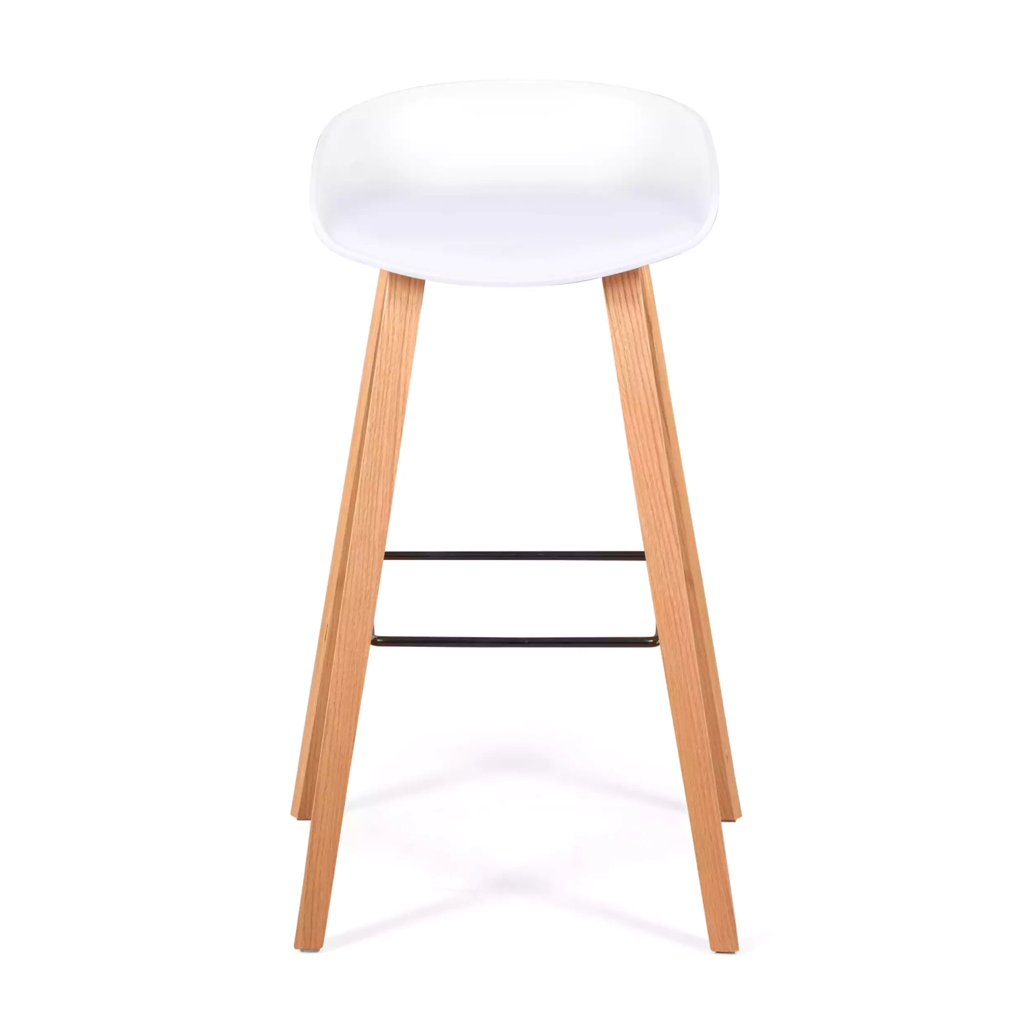 Sgabello nordico da 75 cm in legno di faggio - Mobile Design