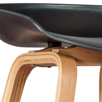 Stolička Skandinávie 75 cm v bukovém dřevě - Mobelarium