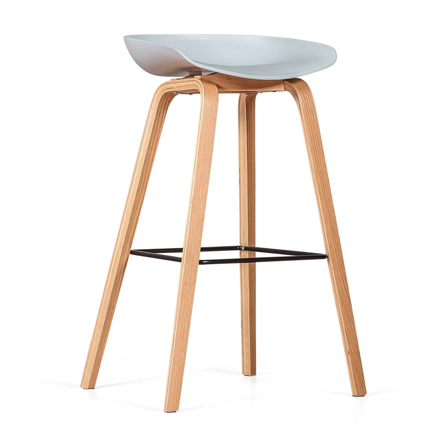 Stołek Skandynawia 75 cm w drewnie bukowym - Mobelarium