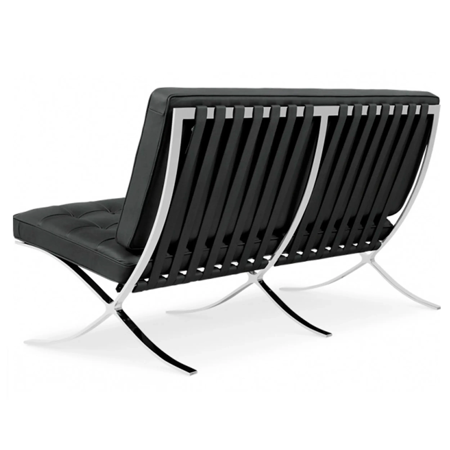 Barcelona 2-zits lederen stoel - Designmeubels