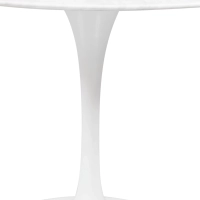 Inspiratie Tulip Eettafel in Carrara Marmer 120cm - Design Meubels