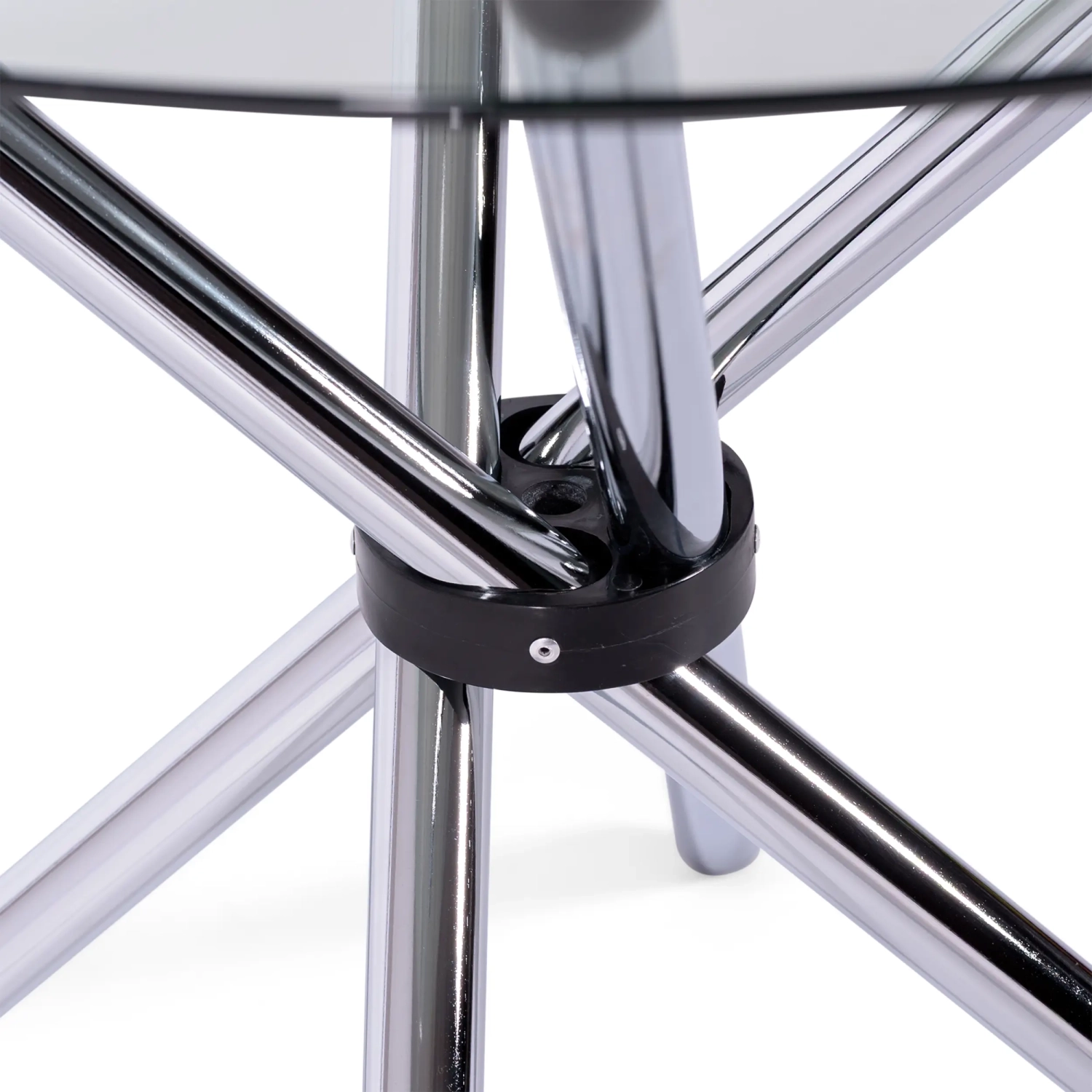 Ronde Glazen Tafel 80 cm | Modern Ontwerp voor Keuken & Eetkamer