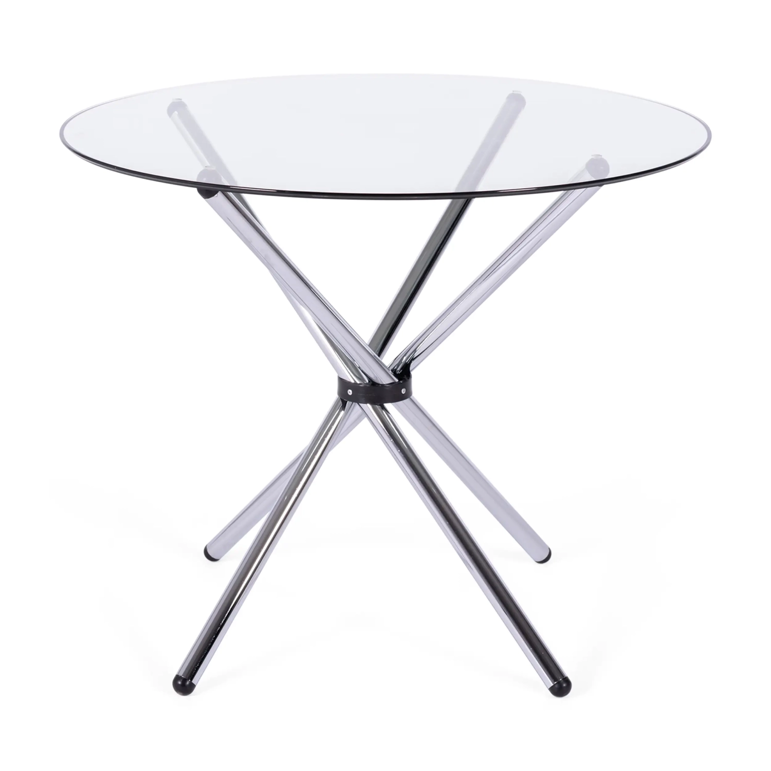 Tavolo rotondo in vetro 80 cm | Design moderno per cucina e sala da pranzo