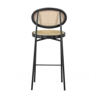 Hocker Vintage Bar Preston Rattan Natur 65 cm - Mobelarium