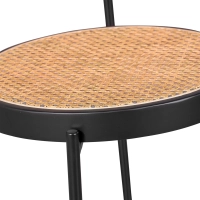Confezione 4 Sedie Preston Rattan Naturale | Design Retro e Artigianale