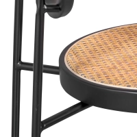 Pack 4 Stühle Preston Natural Rattan | Retro und handgefertigtes Design