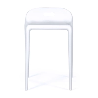 Stołek design Didi 45 cm Biały | Minimalistyczny i lekki design