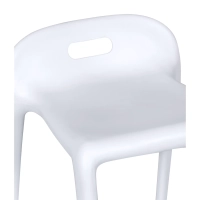 Stolička design Didi 45 cm White | Minimalistický a lehký design