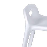Stolička design Didi 45 cm White | Minimalistický a lehký design